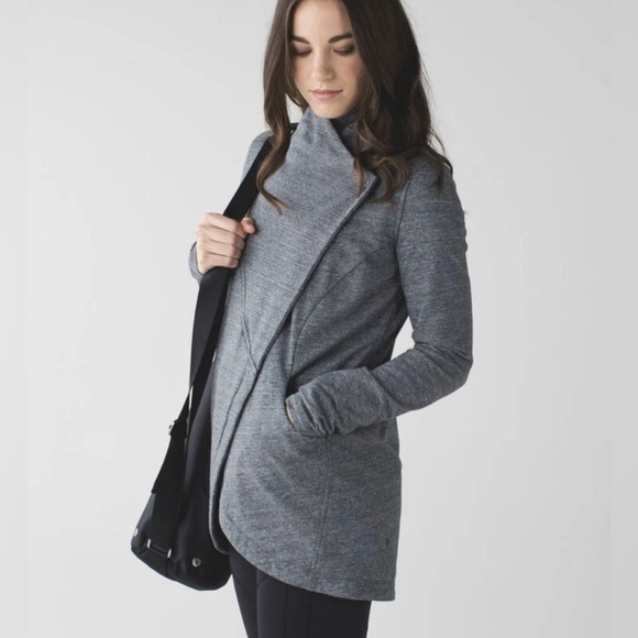 lululemon athletica Tops - Lululemon Athletica That’s a Wrap jacket/sweater Gray